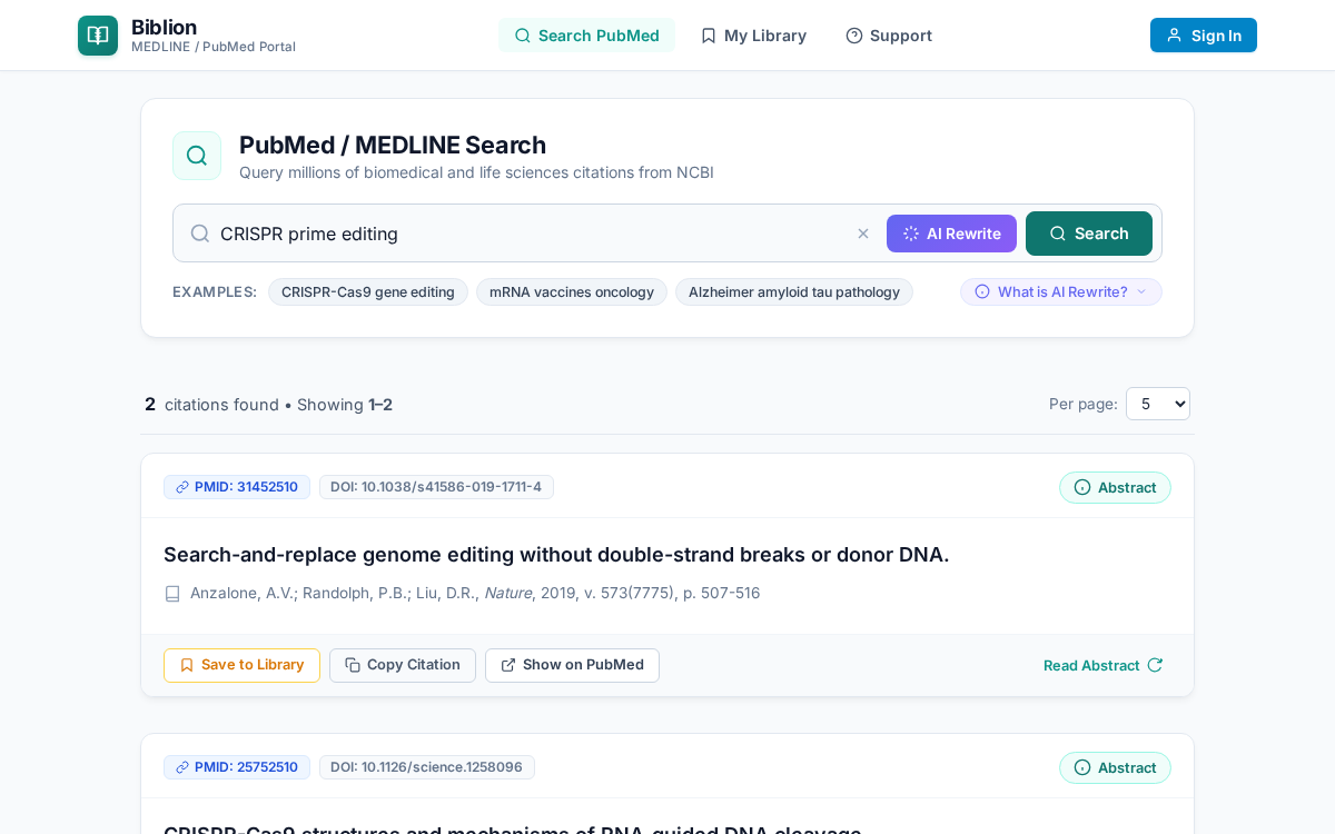 Biblion Standalone Web Mode